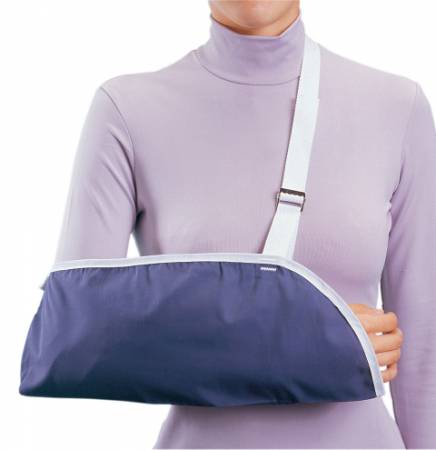 Arm Sling Procare® Clinic Hook and Loop Strap / Slide Buckle Closure Large by DJO  ID 79-84027